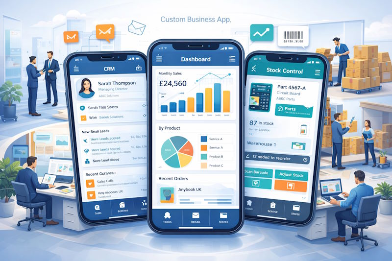 A business running smoothly